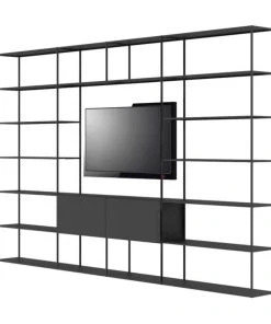 made in design shop -made in design shop bookcase easy irony tv sanded black copper madeindesign 366964 product800