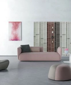 Random 3C Bookcase - / L 46 X H 217 Cm - MDF Italia -made in design shop bookcase random 3c light grey madeindesign 285005 product800