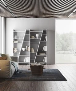 Delta 004 Bookcase - L 190 X H 195 Cm - POP UP HOME -made in design shop bookcase san andreas 004 black madeindesign 264988 product800