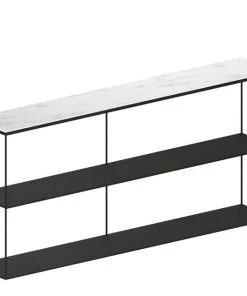 Slim Marbre Bookcase - / L 180 X H 83 Cm - Zeus