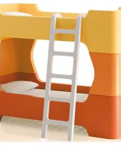 Bunky Bunk Beds - With Ladder - Without Mattress - Magis
