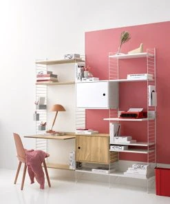 String® System Crate - / 1 Door - L 58 X D 30 Cm - String Furniture -made in design shop crate stringr system beige madeindesign 373616 product800