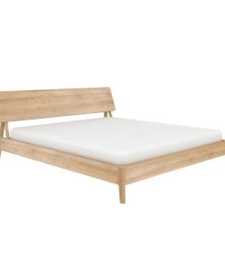 Air Double Bed - / For Mattress 180 X 200 Cm - Solid Oak - Ethnicraft
