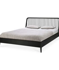 Spindle Double Bed - / For Mattress 180 X 200 Cm - Solid Oak - Ethnicraft