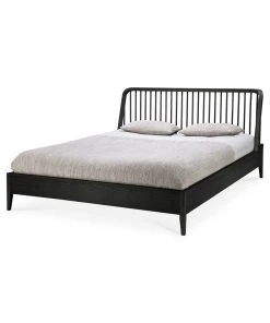 Spindle Double Bed - / For 160 X 200 Cm Mattress - Solid Oak - Ethnicraft