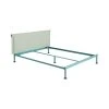 Tamoto Double Bed - / For 160 X 200 Cm Mattress - Fabric & Metal - Hay