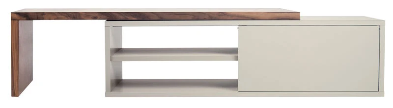 Slide Extensible TV Cabinet - / Swivel - L 110 To 203 Cm - POP UP HOME 2 Slide Extensible TV Cabinet - / Swivel - L 110 To 203 Cm - POP UP HOME