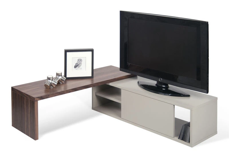 Slide Extensible TV Cabinet - / Swivel - L 110 To 203 Cm - POP UP HOME 6 Slide Extensible TV Cabinet - / Swivel - L 110 To 203 Cm - POP UP HOME - Image 5