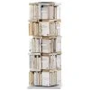 Ptolomeo Rotating Bookshelf - 4 Sides - Vertical Storage - Opinion Ciatti -made in design shop rotating bookshelf ptolomeo white h 110 cm madeindesign 15891 product800