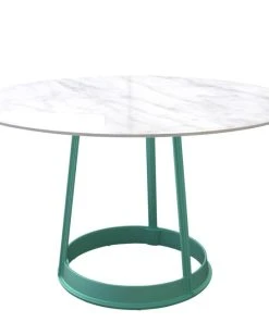 Brut Round Table - / Marble & Cast Iron - Ø 130 Cm - Magis