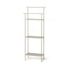 Dora Shelf - / L 30 X Depth. 13 X H 79 Cm - Built-in Towel Rail - Ferm Living -made in design shop shelf dora cashmere beige madeindesign 350307 product800