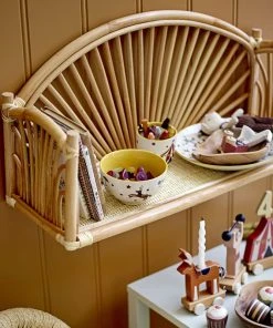 Kanya Shelf - / Rattan - L 60 X H 28.5 Cm - Bloomingville -made in design shop shelf kanya natural madeindesign 395403 product800