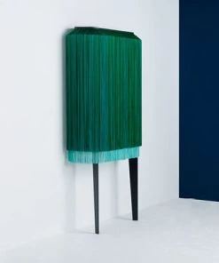 Lady Alpaga Shelf - / L 74 X H 164 Cm - Wall Fastening - Ibride -made in design shop shelf lady alpaga malachite madeindesign 348464 product800