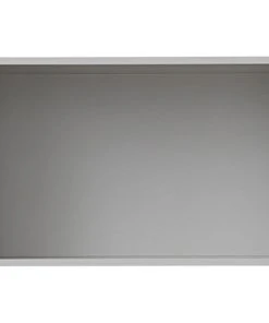 Mini Stacked 2.0 Shelf - / Large Rectangulaire 49x24 Cm / Avec Fond - Muuto