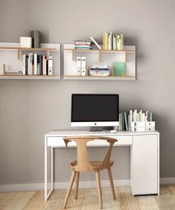 Rack Shelf - L 90 X H 45 Cm - POP UP HOME 7 Rack Shelf - L 90 X H 45 Cm - POP UP HOME -made in design shop shelf rack white wood madeindesign 239326 product800