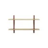 Rayonnage Mural Shelf - / Jean Prouvé, 1936 - L 118 X H 70 Cm - Vitra -made in design shop shelf rayonnage mural japanese red natural oak madeindesign 397422 product800
