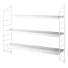String® Pocket Metal Shelf - / Perforated Steel - L 60 X H 50 Cm - String Furniture