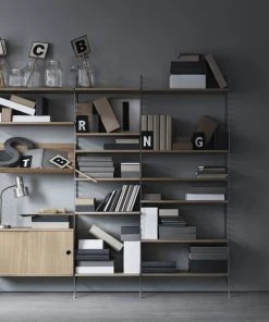 String® System Shelf - L 58 Cm / Set Of 3 - String Furniture -made in design shop shelf stringr system oak madeindesign 226167 product800