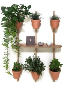 XPOT Shelf - / 1 Round Shelf L 100 Cm + 3 Supports H 150 Cm - Compagnie