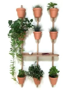 XPOT Shelf - / 1 Round Shelf L 100 Cm + 3 Supports H 200 Cm - Compagnie