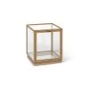 Miru Storage - / 40 X 40 X H 42 Cm - Glass & Oak - Ferm Living -made in design shop storage miru light oak madeindesign 368612 product800