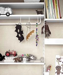 Medium Suspension Bar - / L 58 Cm - For Perforated Metal Shelves - String Furniture -made in design shop suspension bar medium l 58 cm white madeindesign 291321 product800